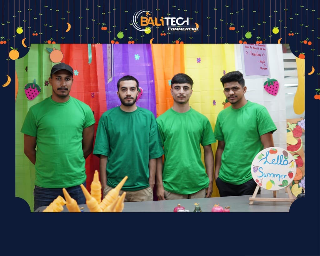 BALITECH Culture Day and Prize Distribution — team in green shirts