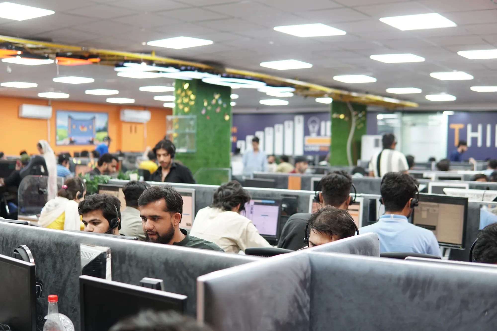 BALITECH office — team workstations