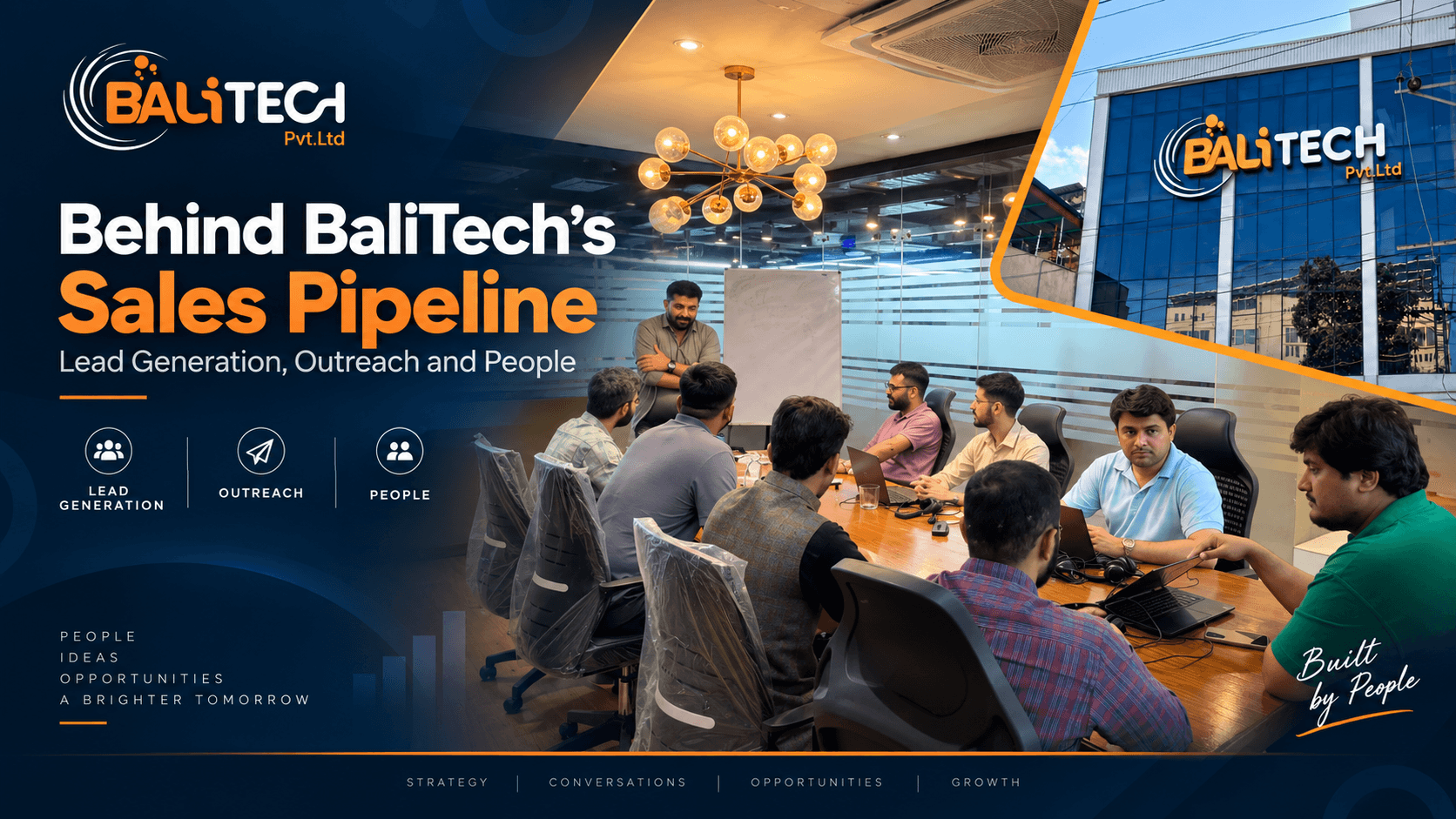 See how BaliTech connects lead generation, B2B outreach, qualification, appointment setting and sales teams to build a more organized sales pipeline.