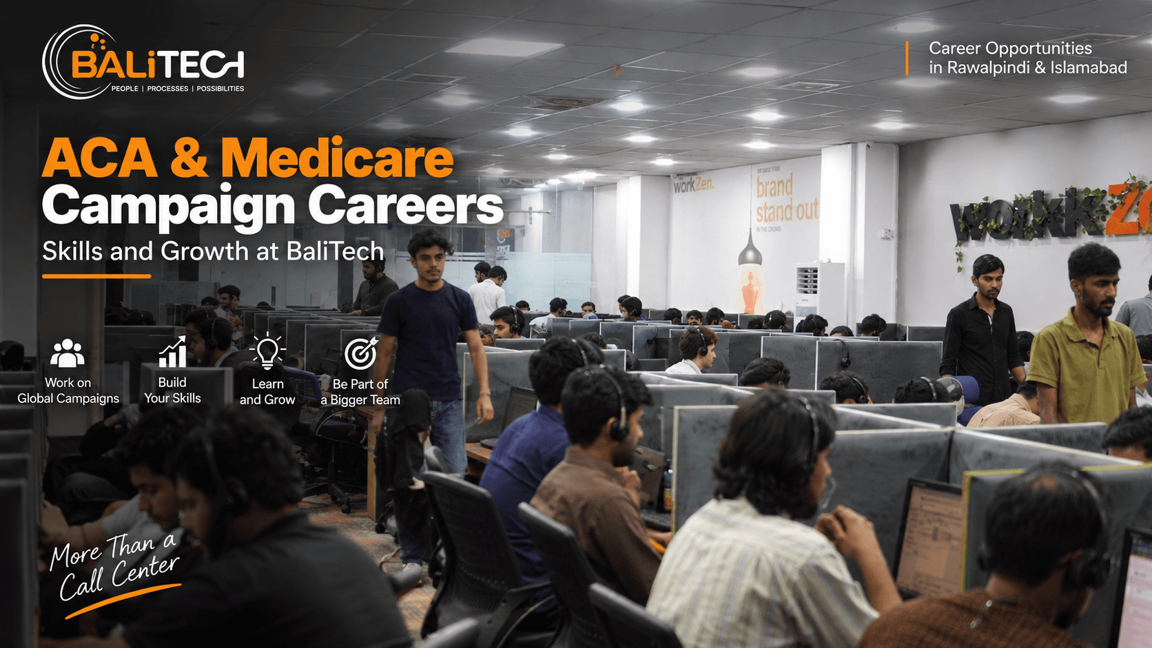 Explore ACA and Medicare campaign careers at BaliTech, including verifier, sales and support roles, skills, team structure and opportunities in Rawalpindi and Islamabad.